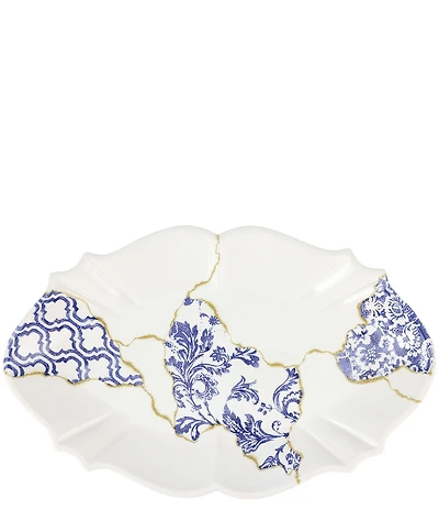 VIETRI Storia Collection Baroque Oval Platter