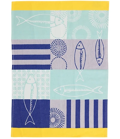 VIETRI Strofinaccio Collection Fish Dish Towels - Set of 2