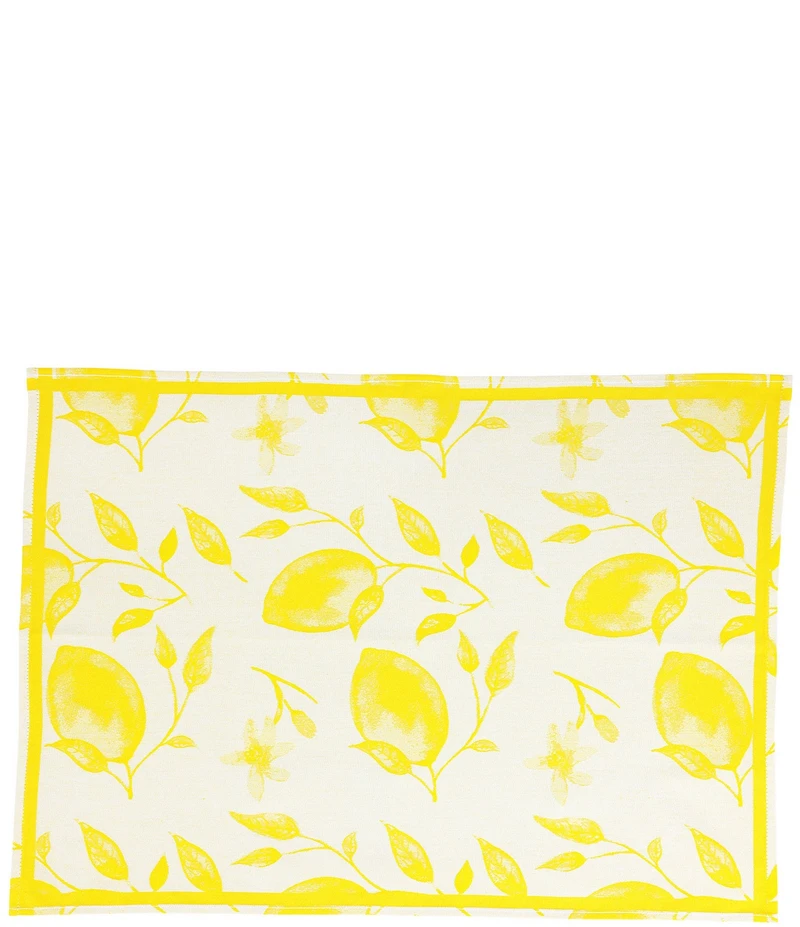Vietri Strofinaccio Lemons Dish Towels, Set of 2