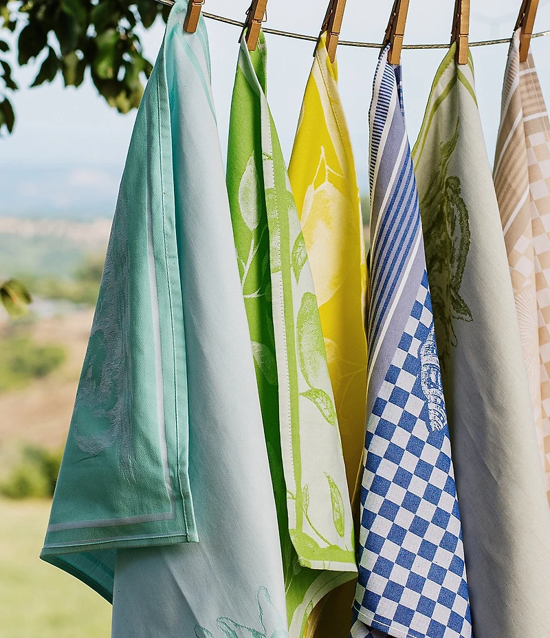 Vietri Strofinaccio Lemons Dish Towels, Set of 2