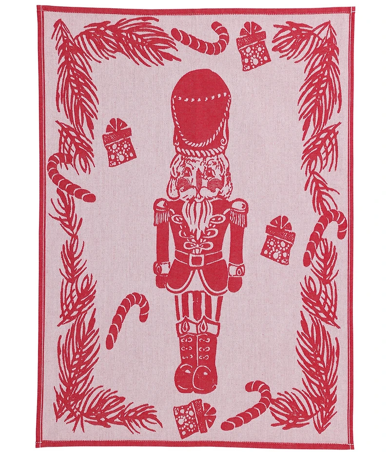 VIETRI Strofinaccio Nutcracker Dish Towels, Set of 2