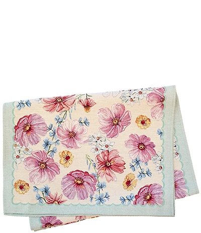 VIETRI Tavola Collection Floral Runner