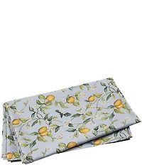 VIETRI Tavola Lemons with White Flower Tablecloth