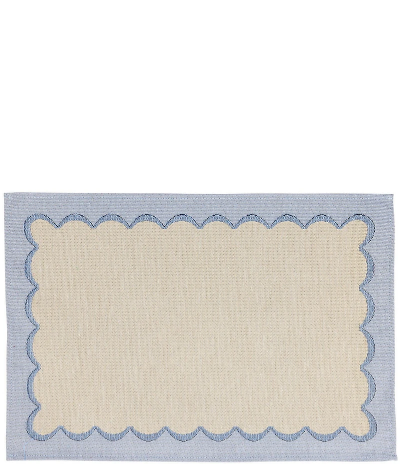 VIETRI Tavola Scalloped Placemats, Set of 4