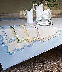 VIETRI Tavola Scalloped Placemats, Set of 4