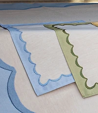 VIETRI Tavola Scalloped Placemats, Set of 4