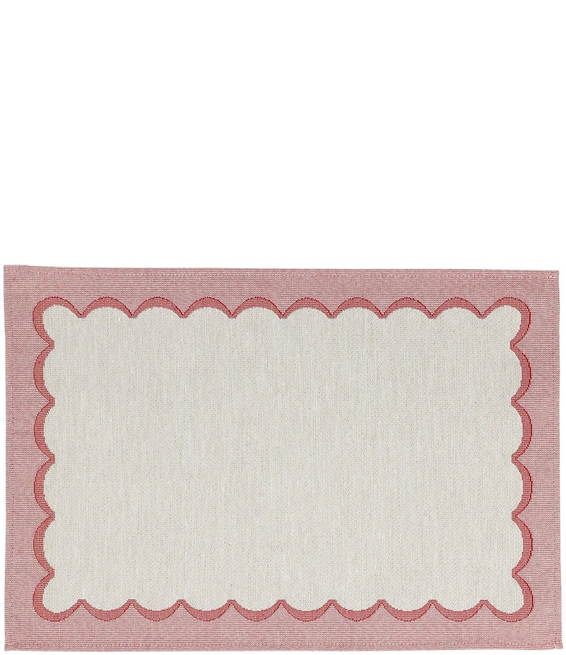 VIETRI Tavola Scalloped Placemats, Set of 4