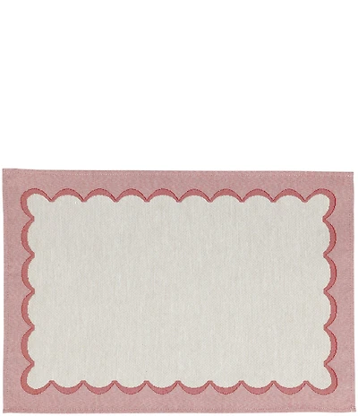VIETRI Tavola Scalloped Placemats, Set of 4