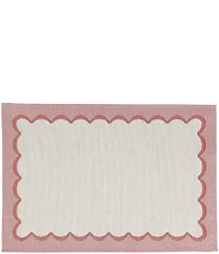 VIETRI Tavola Scalloped Placemats, Set of 4