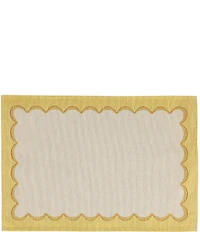 VIETRI Tavola Scalloped Placemats, Set of 4