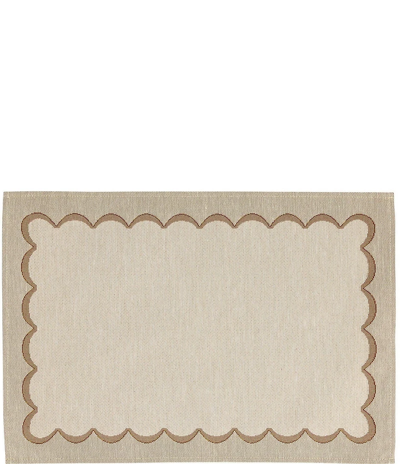 VIETRI Tavola Scalloped Placemats, Set of 4