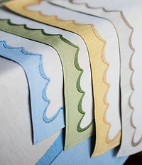 VIETRI Tavola Scalloped Tablecloth