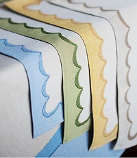 VIETRI Tavola Scalloped Tablecloth