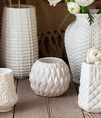 VIETRI Tessere Round Bud Vase