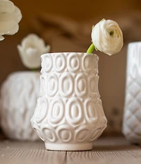 VIETRI Tessere Round Oval Bud Vase