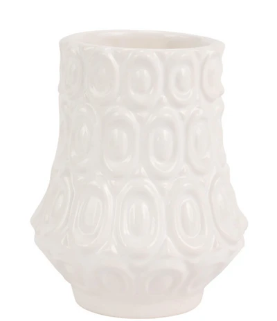 VIETRI Tessere Round Oval Bud Vase