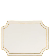 VIETRI Tessuti Rectangular Placemats with Stitching, Set of 4