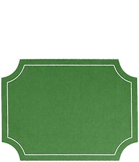 VIETRI Tessuti Rectangular Placemats with Stitching, Set of 4