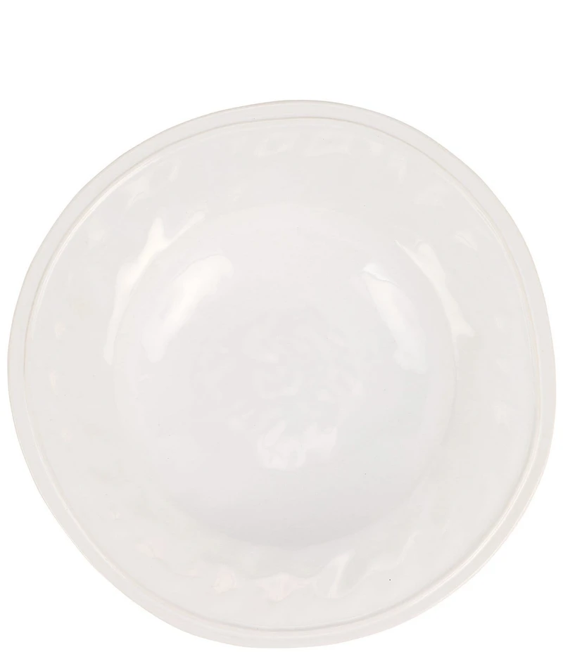 VIETRI viva by VIETRI Aria White Shallow Serving Bowl