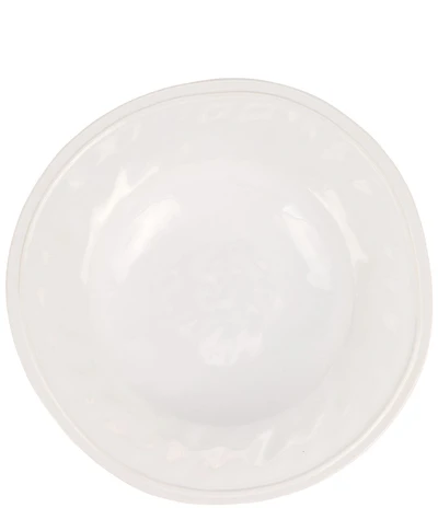 VIETRI viva by VIETRI Aria White Shallow Serving Bowl