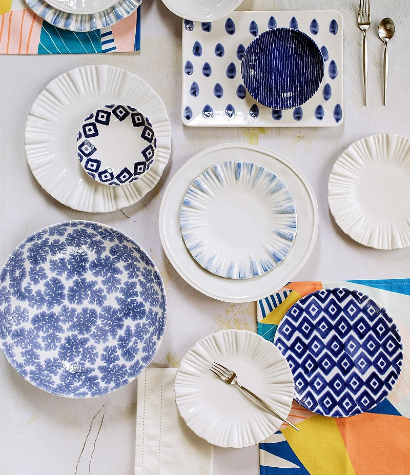 VIETRI Viva by VIETRI Bari White Small Round Platter