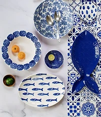 VIETRI Viva by VIETRI Santorini Fish Small Oval Platter