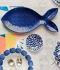 VIETRI Viva by VIETRI Santorini Large Figural Fish Platter