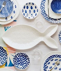 VIETRI Viva by VIETRI Santorini Large Figural Fish Platter