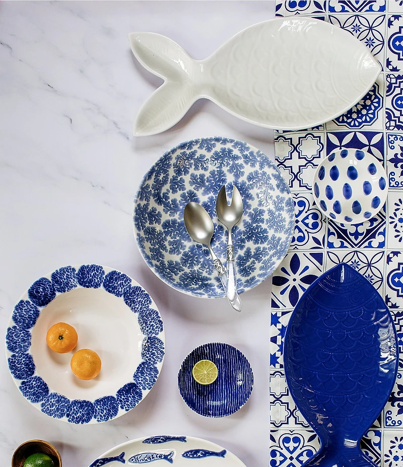 VIETRI Viva by VIETRI Santorini Large Figural Fish Platter
