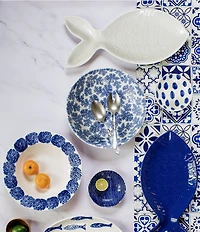 VIETRI Viva by VIETRI Santorini Large Figural Fish Platter