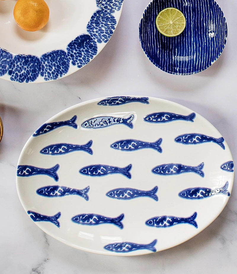 VIETRI Viva by VIETRI Santorini Rimmed Serving Bowl