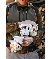 VIETRI Wildlife Assorted Coffee Mugs, Set of 8