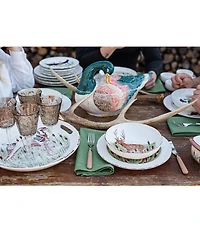 VIETRI Wildlife Assorted Dinner Plates, Set of 8