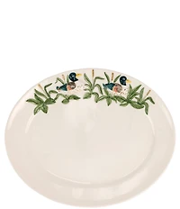 VIETRI Wildlife Mallard Large Oval Platter