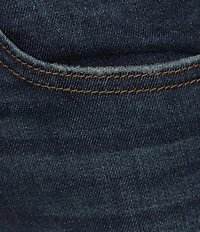 Vigoss Jagger Mid Rise Destructed Frayed Hem Skinny Jeans