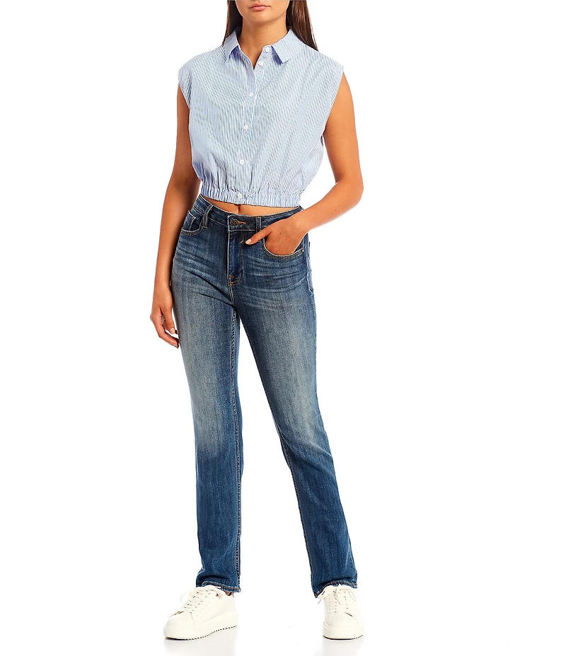 Vigoss High Rise Straight Jeans