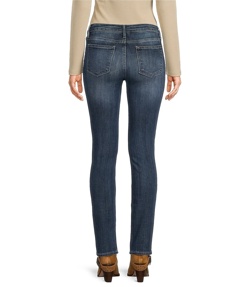 Vigoss Marley Mid Rise Straight Skinny Leg Jeans