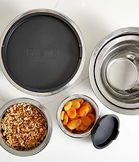 Viking 10-Piece Stainless Steel Mixing Bowl Set with Lids