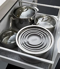 Viking 10-Piece Stainless Steel Mixing Bowl Set with Lids