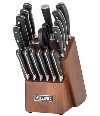 Viking 17-Piece Knife Block Cutlery Set