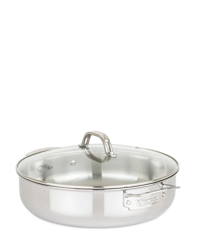 Viking 3-Ply 17-Piece Stainless Steel Cookware Set