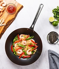 Viking Blue Carbon Steel 12#double; Wok/Chef's Pan