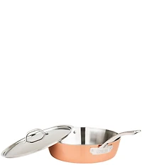 Viking Contemporary 4-Ply Copper Clad 9-Piece Cookware Set with Metal Lids