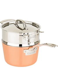 Viking Contemporary 4-Ply Copper Clad 9-Piece Cookware Set with Metal Lids