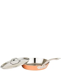Viking Contemporary 4-Ply Copper Clad 9-Piece Cookware Set with Metal Lids
