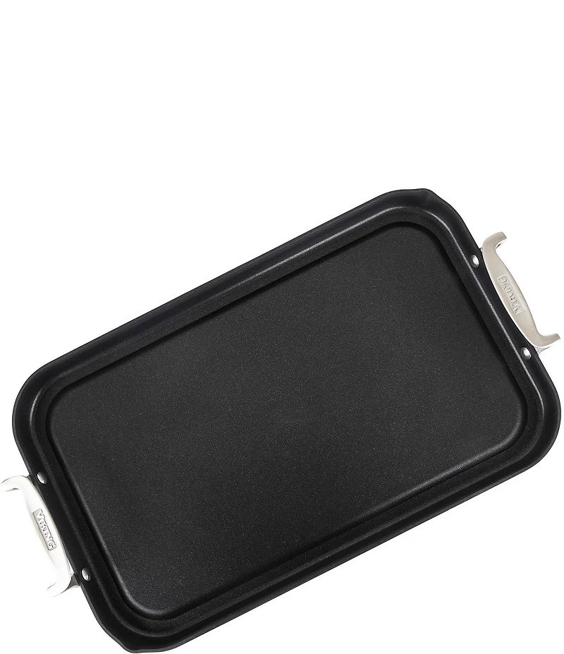 Viking Hard Anodized Non-stick 18#double; Double Burner Griddle
