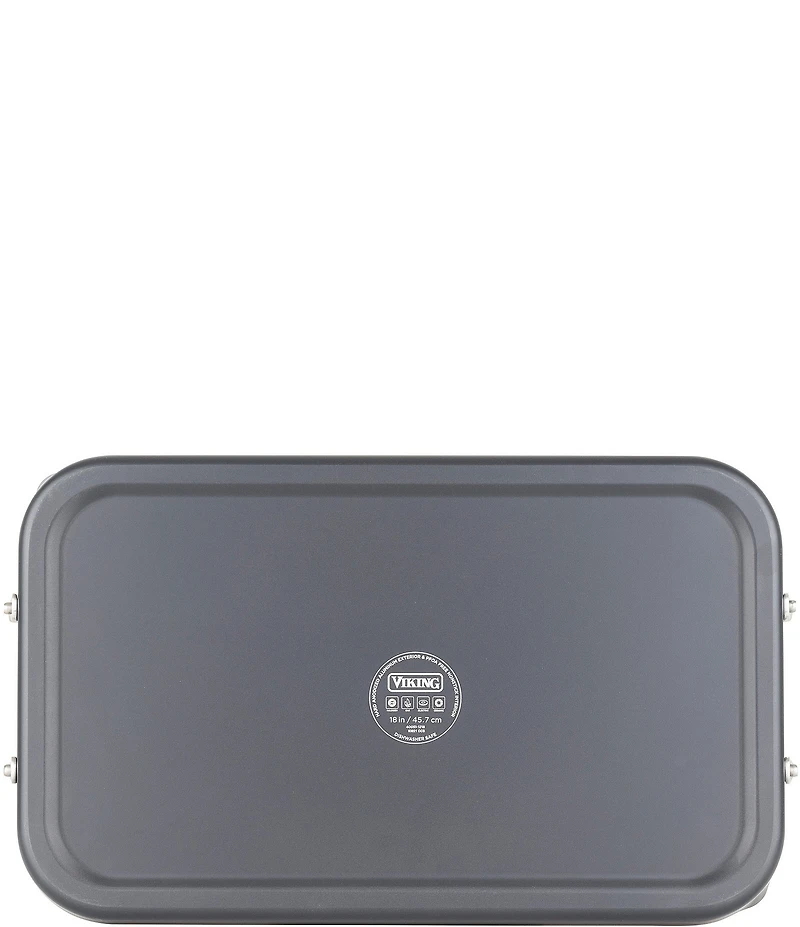 Viking Hard Anodized Non-stick 18#double; Double Burner Griddle