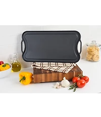 Viking Pre-Seasoned Cast Iron 20#double; Reversible Grill/Griddle Pan