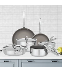 Viking PureGlide Pro Collection 3-Ply Nonstick 10-Piece Cookware Set