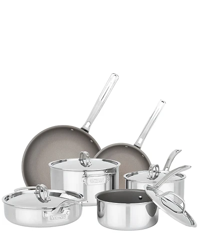 Viking PureGlide Pro Collection 3-Ply Nonstick 10-Piece Cookware Set